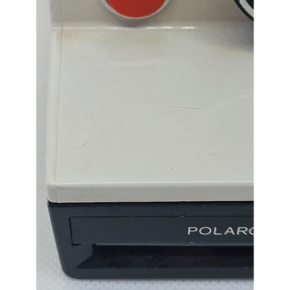 Vintage Polaroid SX-70 OneStep White Rainbow Stripe Land Camera (Untested) - Picture 11 of 16